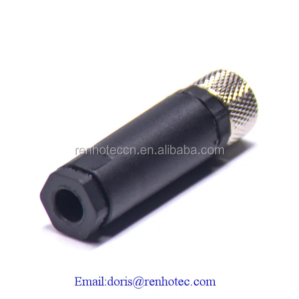 Iec 610762104 Sensor M8 Field Wireable Plug 3pin 4pin 6pin 8pin 3 4 6