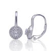 Modern Charm Fashion Custom Korean Style Jewelry Sets 925 Sterling Silver Diamond Bridal Earrings