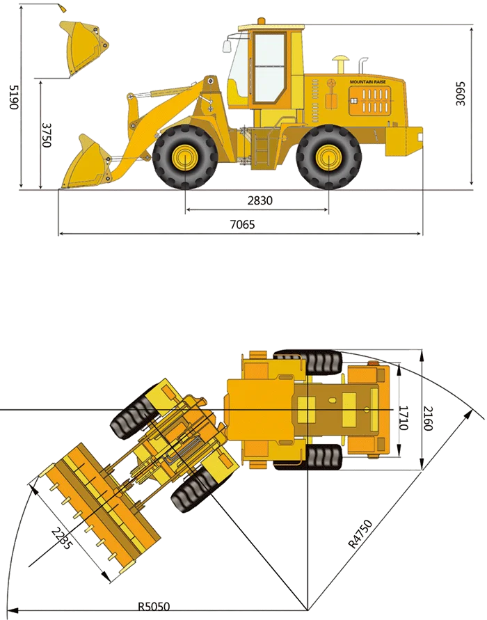 Wheeled Bucket Loaders With Backhoe Arm Buy Wheeled Bucket Loaders