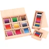 Montessori Tools Learning Color Tablet Box