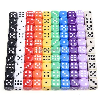 New Design Polyhedral Colored Dice For Game - Buy White Dice,Colored ...