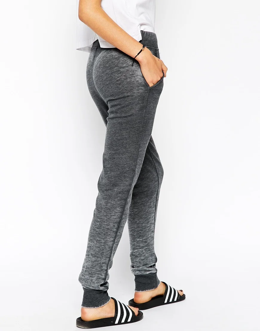 2016 Women Grey 100 Cotton Sweatpants Slim Fit Soft Cotton Women ...