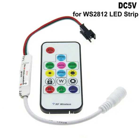 Wireless RF digital RGB led pixel Controller for WS2811 WS2812 WS2812B rgb strip