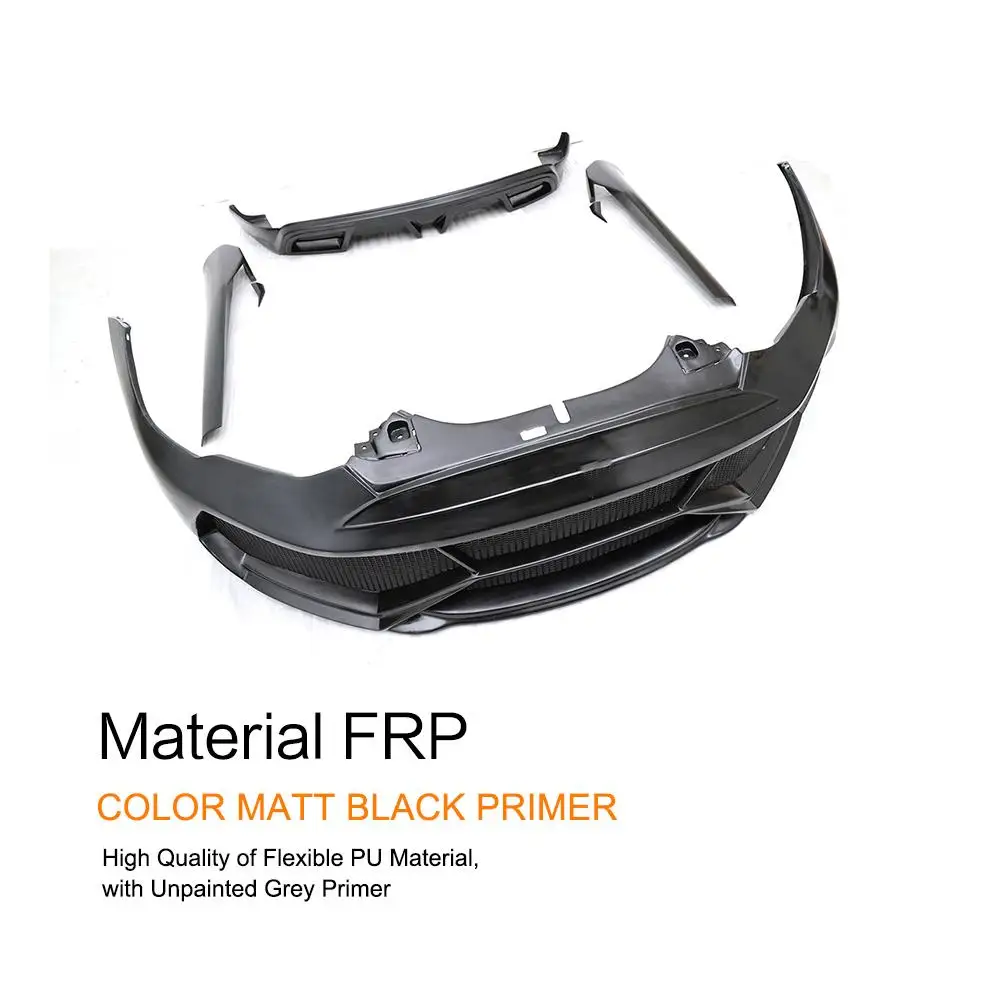 FRP Black Primmer Car Front Bumpers for Tesla Models S Sedan 4Door
