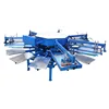 multi color octopus screen printing machine t shirts