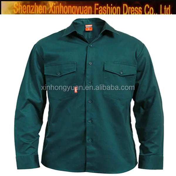 100% Cotton Mining Industrial Work Shirt With Good Quality - Buy Mining ...