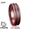Ceramic Grooved Ring Coffee Ceramic engagement ring