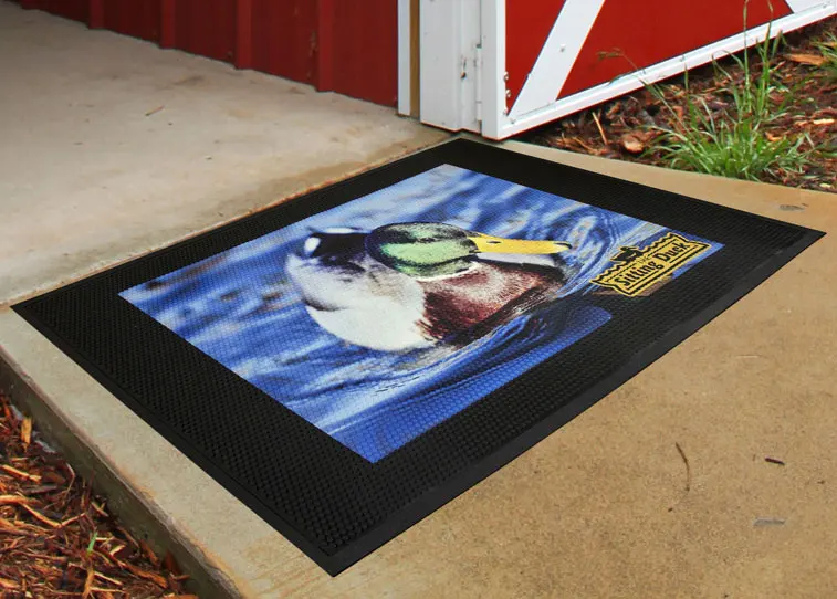 Personalized Outdoor Personalised Rubber Doormats Logo Custom Printed