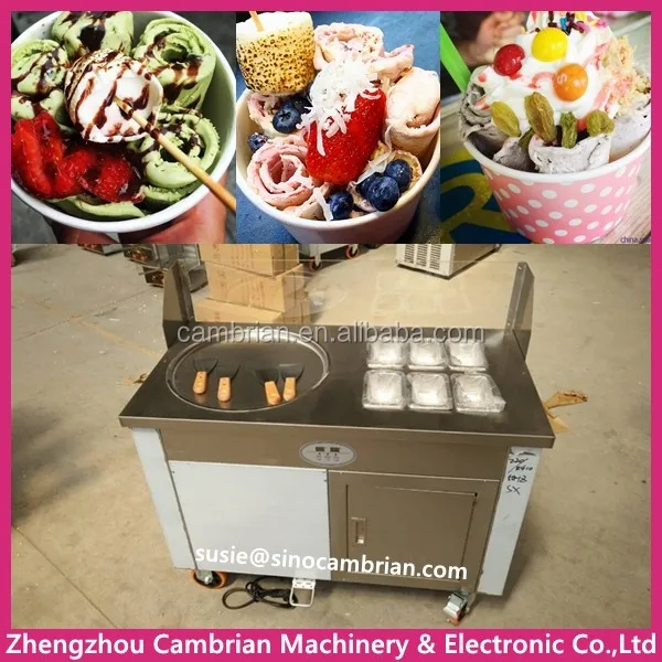 fry ice cream machine