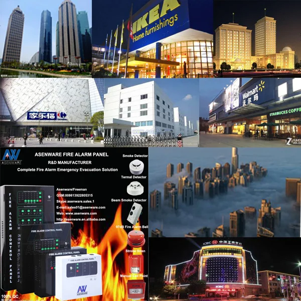 Two-wire 1-32 Zone Conventional Fire Alarm Detection Panel