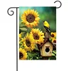 High Quality Nice Price DIY Custom Outdoor Polyester Festival Beautiful decoration Use Sunflower Garden Flag