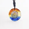 Hot sell meddicine buddha image crystal liuli business promotional products with rope chain for company promotional items gifts