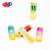 HP-1688 Refillable lighter gas plastic Windproof electric lighter with piezo led light &finger spinning for cigarette