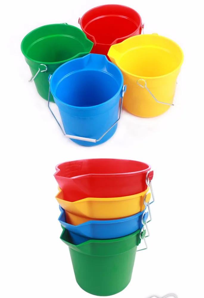 Plastic water bucket with measuring scale, Plastic water bucket with ...