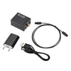 3.5MM Digital Optical Coaxial Toslink to Analog RCA L/R Audio Converter Adapter SPDIF