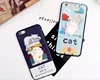 Hot sale relief therapy soft squeeze ball silicone pattern of cat Phone Case for iphone 8 7 7 plus 6 6s 6 plus