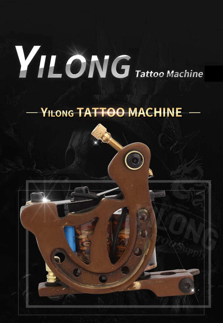 YILONG 2019 Newest Pure Copper Tattoo Coil Tattoo Machines