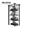 Car parking system used hydraulic elevator for car storage and parking
