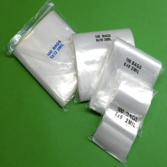 Zip Top 2mil Poly Bags 4x6 (100-Pcs)