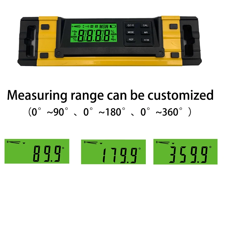 9 Inch Electronic Ruler Digital Level Levelling Instrument Level Ruler