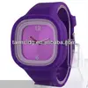 interchangeable face watch hot sales silicone jelly watch