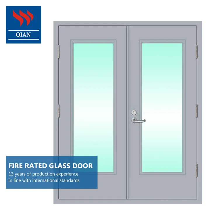 아파트 외부 화재 정격 유리 도어 가격 정문 외부 유리 도어 가격