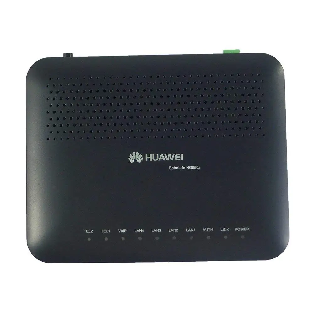 Generic Echolife HG850a GPON Terminal FTTX ONU with 4 etherent port and 2 voice port, green SC/APC input