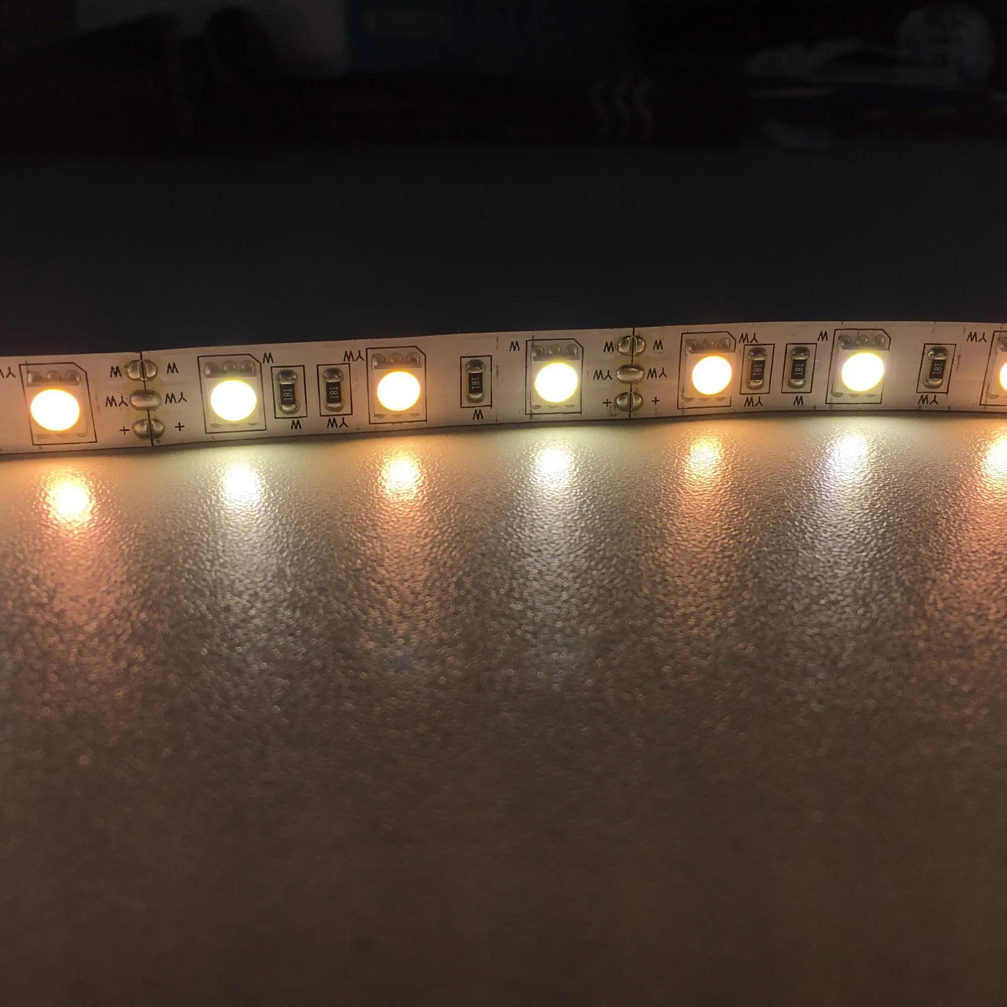 New Type !dual White Color Adjustable Temperature Led Strip 5050 60led/m Flexible Led Strip