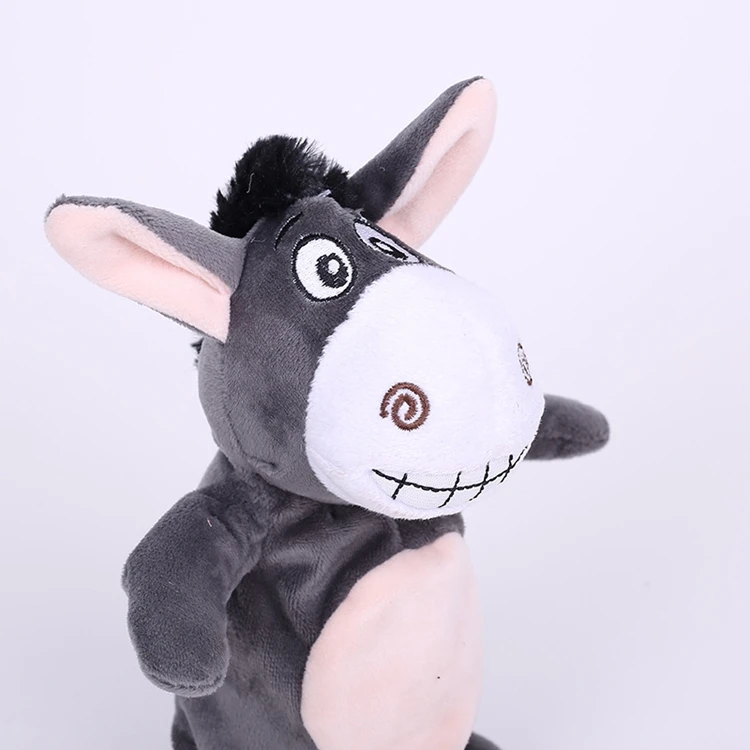 Electronic Talking Donkey Cows Plush Toy Cute Speak Music And Walk ...