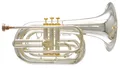 Bb Marching Baritone in Silver plated with Foambody case Brass wind instruments EMS free shipping