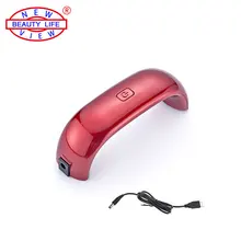 New Professional Mini Nail Art Dryer 9W USB UV LED Gel Nail Polish Lamp Rainbow