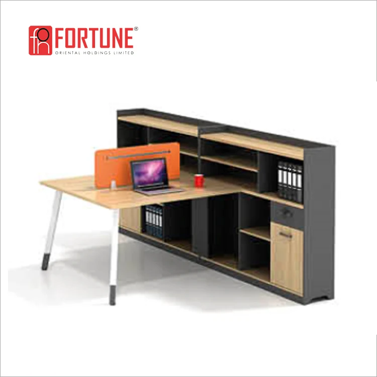 Furniture For Office Staff Computer Table Working Desk With File