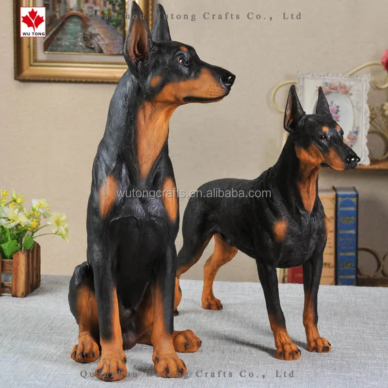 doberman pinscher figurines and statues