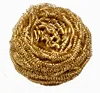 brass wire scrubber,steel scourer sponge ,brass wool