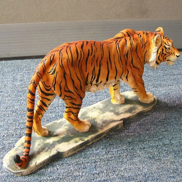 Life Size Garden Decoration Resin Fiberglass Tiger Statue, View