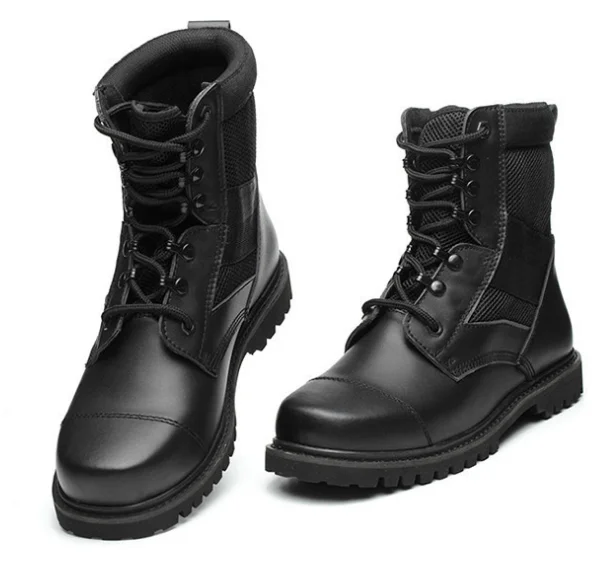 Police Boots / Guards Boots / Security Boots - Buy Black Shining ...