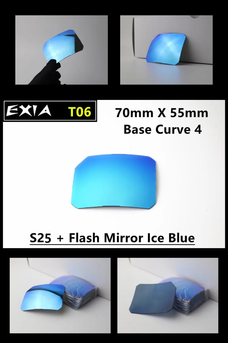 Flash Mirror Lenses Tac Polarized For Sunglasses Thickness 1mm Base