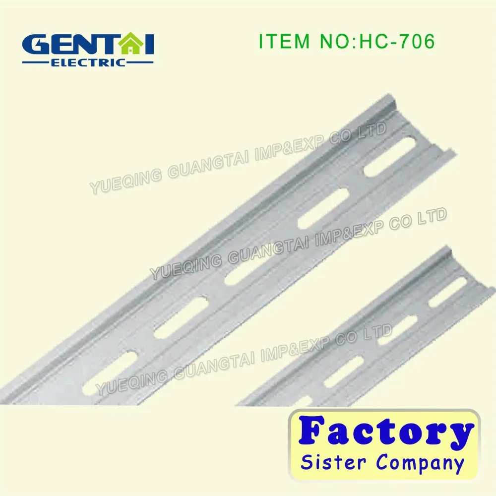 HCSeries HC 706 Listrik  Perak Aluminium Din Rail  Terminal 