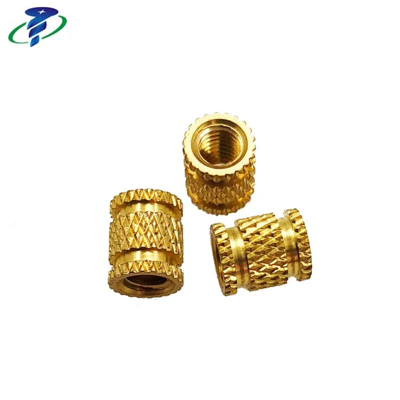 Diamond Knurled Double Groove Brass Threaded Insert Buy Threaded