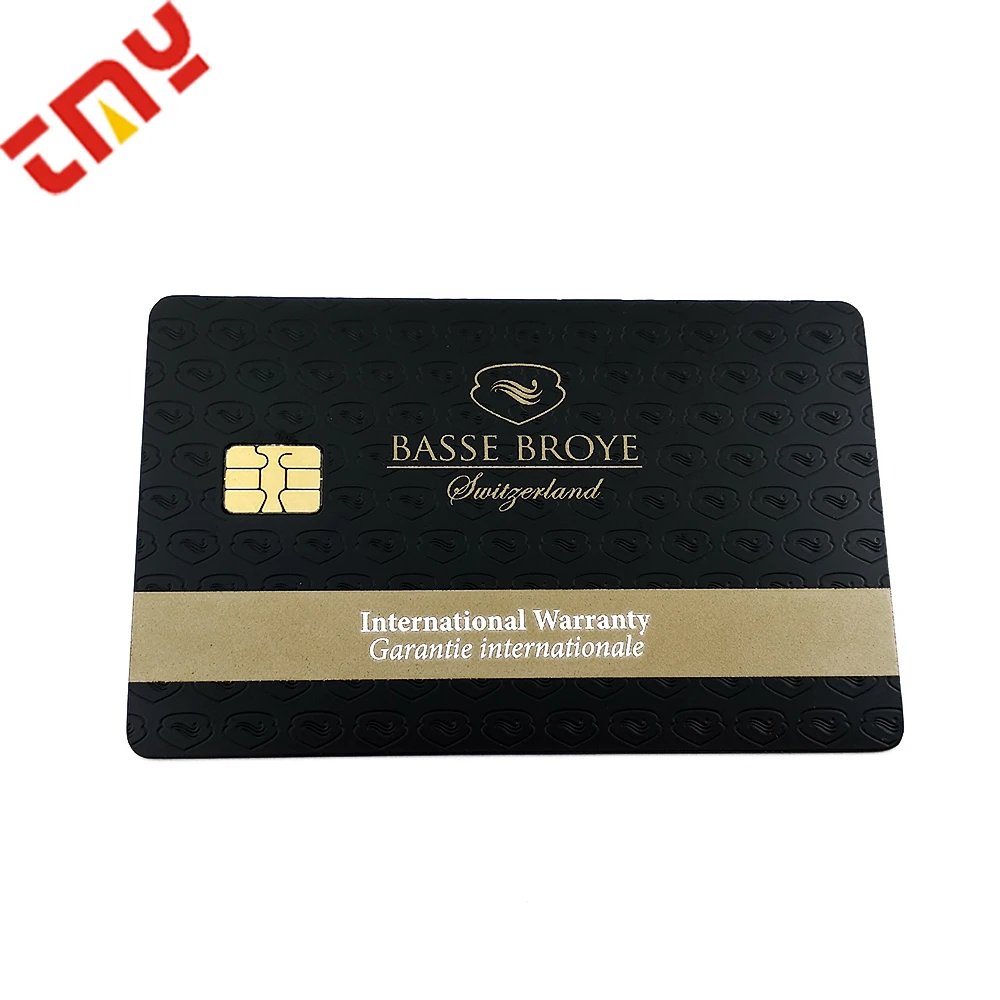 Cheap Nfc Metal Name Business Card Black,Golden Metal Visiting Business Cards