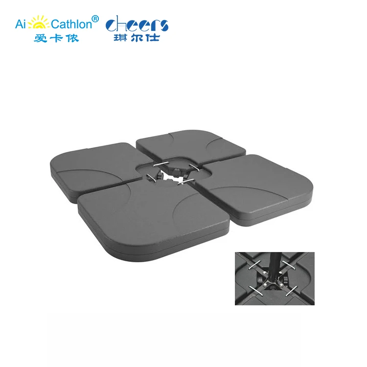 60kg Outdoor Hdpe Umbrella Weight Best Choice Products Patio 4piece