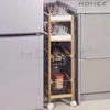 Space Saving Kitchen Trolley Cart Made of Bamboo Kitchen Furniture /Homex_BSCI