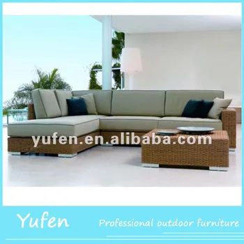 Cast Aluminum Rattan Used Sectional Sofa Cast Aluminum Rattan Used Sectional Sofa