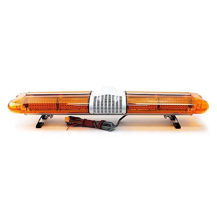 47W 12V Red blue led police cop light bar 120cm long 15 flash patterns emergency traffic strobe warning light