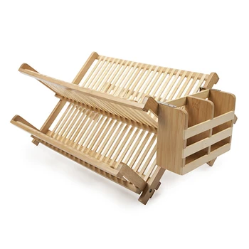 Factory Price Wooden Foldable Rack Plates Dish Holder Factory Price Wooden Foldable Rack Plates Dish Holder