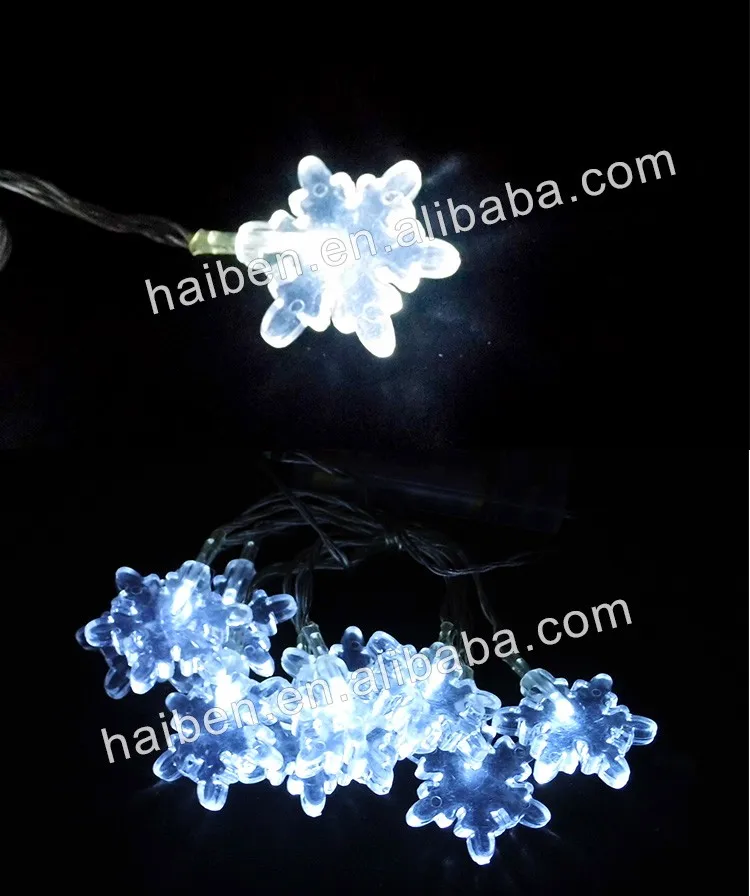 china supplier factory wholesale led snow string lights for christmas decoration