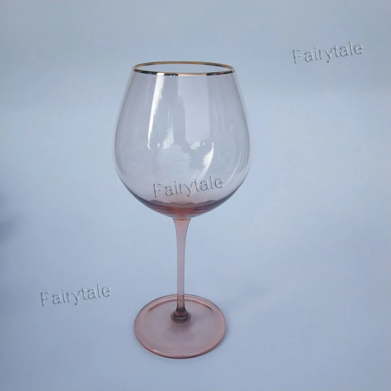 Pink Wine Glass
