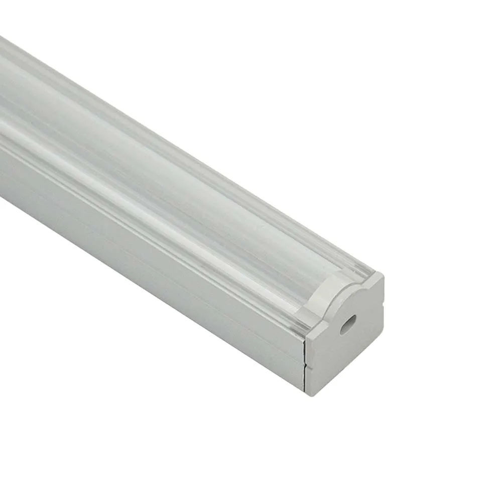 Hot sale led aluminium profile for led strip with 60 degree optical lens cover,  led profile for wall