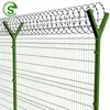 Customized security welded wire mesh Y post 3D curved wire mesh fencing for airport