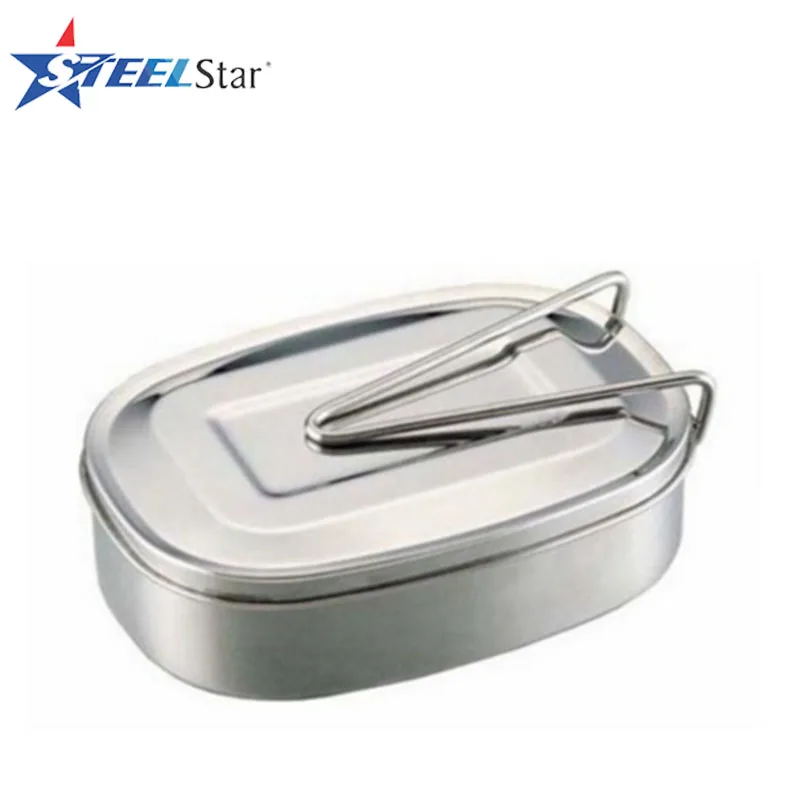 Ecofriendly Metal Innovative Round Stainless Steel Lunch Box With